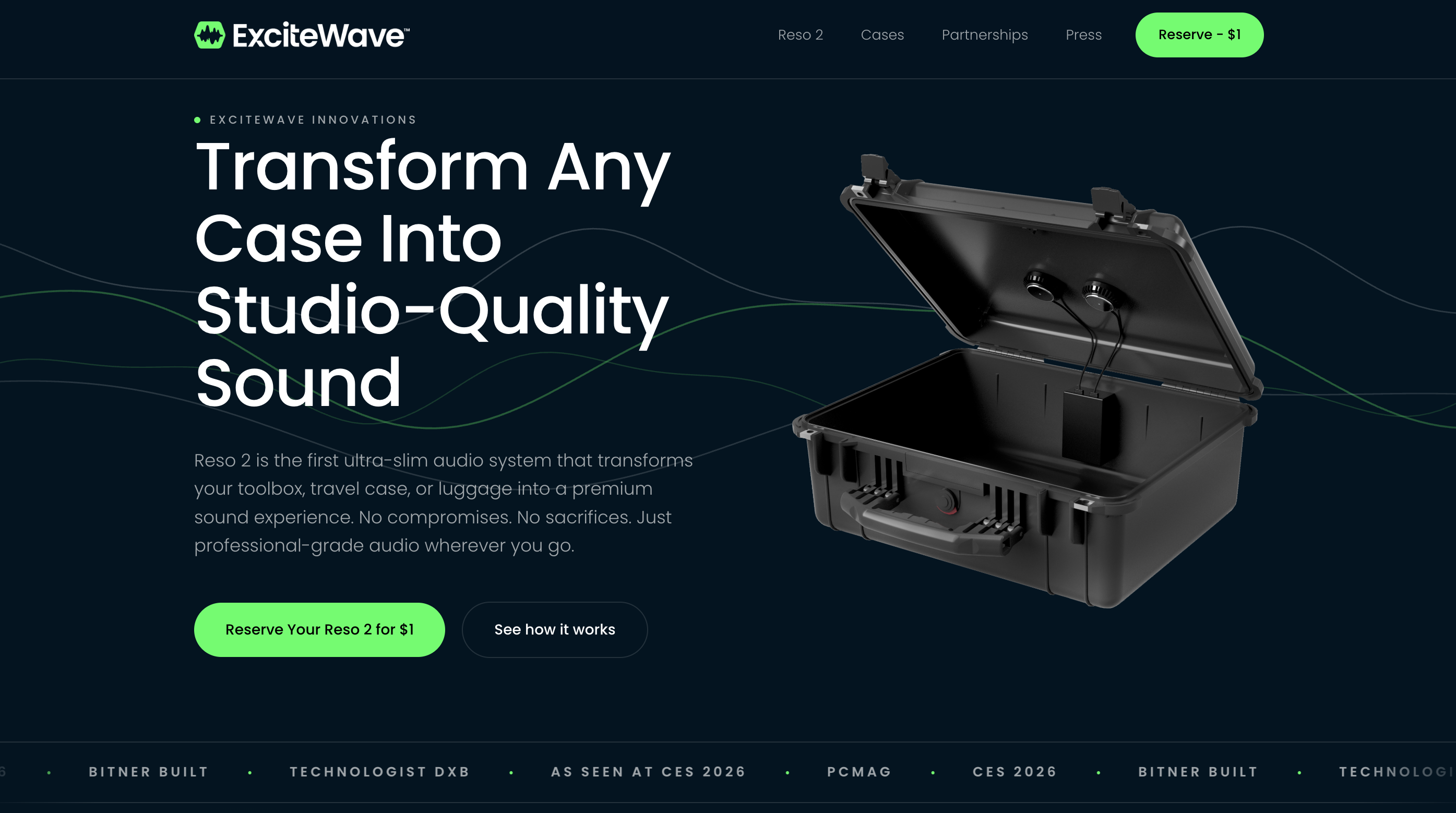 Excitewave Website